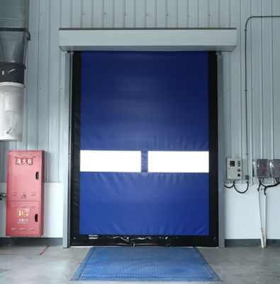 PVC Automatic Fast Shutter Rapid Roller Doors 0.5 - 1.5m/S Security Roll Up ความเร็วสูง