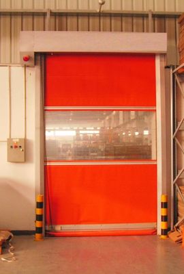 Clean Room ความเร็วสูง Rapid Door Self Repair ทนความร้อนกันสนิม Stainless Steel