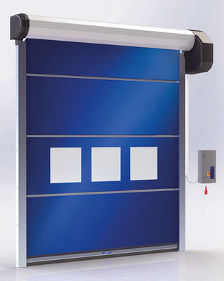 ใช้อุณหภูมิอุณหภูมิ -30°C- +70°C Sealed Rapid Roller Doors ประตู Pvc แข็งแกร่งและเชื่อถือได้