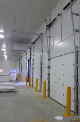 ประตูกั้นส่วนเหนือศีรษะแบบเลื่อนอัตโนมัติ Industrial Sectional Vertical Lifting IP 54