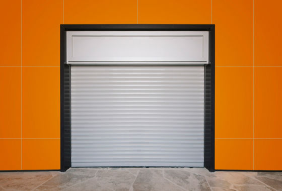 โครงสร้างเหล็กประตูลูกกลิ้งอย่างรวดเร็ว 900 / 800N ด้วยหน้าต่างโปร่งใส PVC