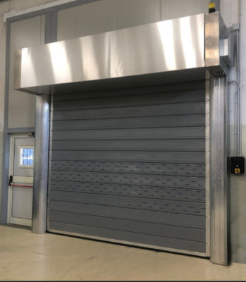 Anti Theft Spiral Shutter Door Outdoor Passage Preservation ป้องกันลม