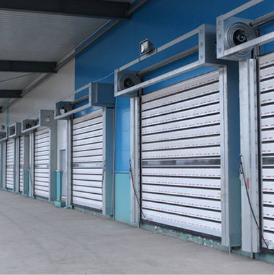 Anti Theft Spiral Shutter Door Outdoor Passage Preservation ป้องกันลม