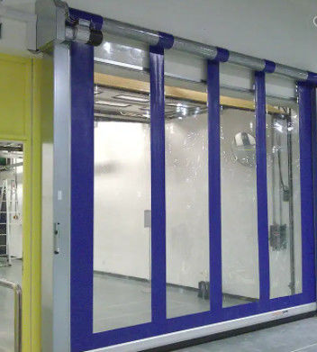 ประตูส่วนอัลลูมิเนียมแบบกระจกสองชั้น สําหรับการค้า 9x8 9x7 16x7 กระจกชั้นบน