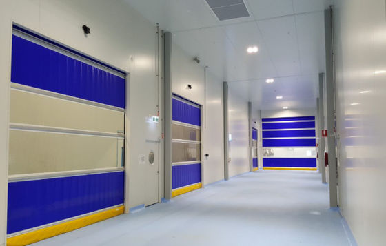 Modern Insulated 380V Rapid Roller Doors การทํางานด้วยมือ / อัตโนมัติ