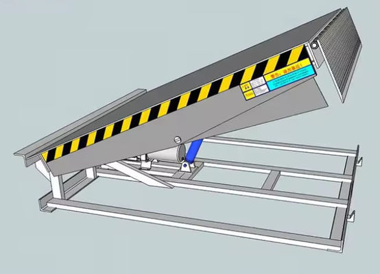 ปรับปรุงความยาวริมฝีปาก ไฟฟ้า Loading Dock Leveler ด้วยปูนเคลือบปลายและการควบคุมความปลอดภัย
