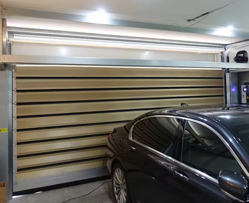PLC ควบคุมความเร็ว Spiral Door อลูมิเนียมสกัด สร้าง 0.8m / s ความเร็วการเปิด โลหะอุตสาหกรรม Roll Up Door
