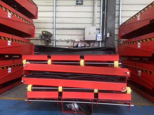 ปรับแต่งไฟฟ้าไฮดรอลิก Loading Dock Leveler Safety Chain ปูนเคลือบปลาย