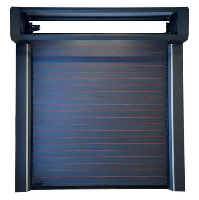 อลูมิเนียมสับสน 0.75KW มอเตอร์ PLC ควบคุมความเร็ว Spiral เปิดประตูด้วย 220V พลังงานอุตสาหกรรม ประตูคุณภาพสูง
