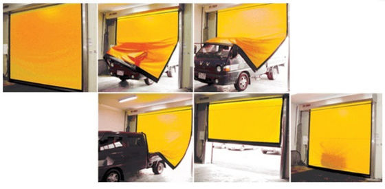 304 สแตนเลส ความเร็ว Roll Up Shutters โปรโมชั่น ประตูสต็อปไว อัตโนมัติ Induction ความเร็วสูง Pvc Warehouse