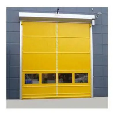 304 สแตนเลส ความเร็วสูง PVC โรล-อัพ ประตูชัตเตอร์รวดเร็ว สําหรับการบํารุงรักษาที่ต่ําและอุปกรณ์กันความร้อน