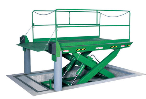 เครื่องปรับระดับ Dock Loading ที่สามารถปรับแต่งได้ พร้อมเครื่องไฟฟ้า ไฮดรอลิก แหล่งพลังงาน