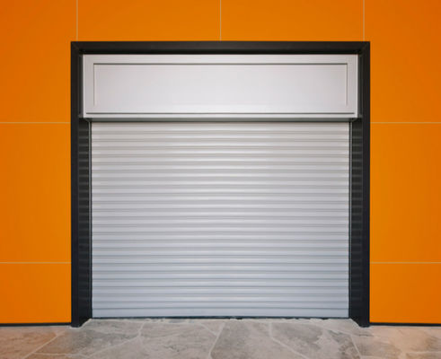 การติดตั้งง่าย ความเร็วสูง PVC Roll Up Rapid Shutter Door 304 สแตนเลส โดรนดีไซน์ซิป
