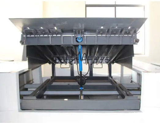 ดีไซน์ที่ปลอดภัย Dock Door Levelers ด้วยการควบคุมปิดเท้าและปูนเคลือบปลาย 25000-40000LBS ความจุ