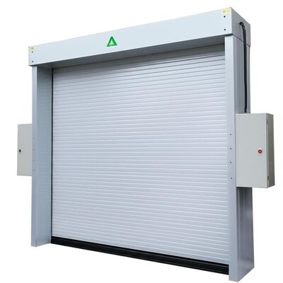 duty Steel Structure ความเร็วสูง PVC Roll Up Rapid Shutter Door 304 สแตนเลส สแตนเลส วัสดุที่กําหนดเอง