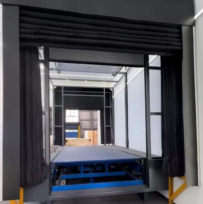 ผ้าทนทานการสวมใส่ ระบบการบรรทุกปรับ Dock Door Shelter สําหรับรถบรรทุก Loading Bay