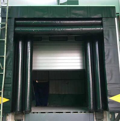 ผ้าทนทานการสวมใส่ ระบบการบรรทุกปรับ Dock Door Shelter สําหรับรถบรรทุก Loading Bay