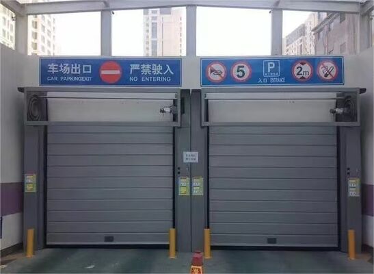 พลังงานของมอเตอร์ประตูเปิดด้านไฟฟ้า 0.75KW อลูมิเนียมสับสนธิ โอนความเร็วสูง ประตูสไพร่ความปลอดภัย ประสิทธิภาพตามสั่ง