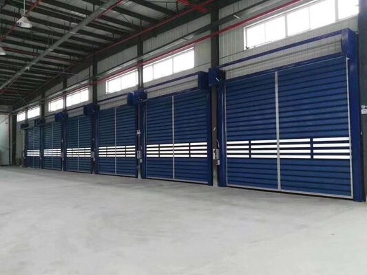พลังงานของมอเตอร์ประตูเปิดด้านไฟฟ้า 0.75KW อลูมิเนียมสับสนธิ โอนความเร็วสูง ประตูสไพร่ความปลอดภัย ประสิทธิภาพตามสั่ง