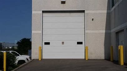 Fire Station 3000x3000 Industrial Sectional Door เหล็กเคลือบ Sandwich 40mm Panel