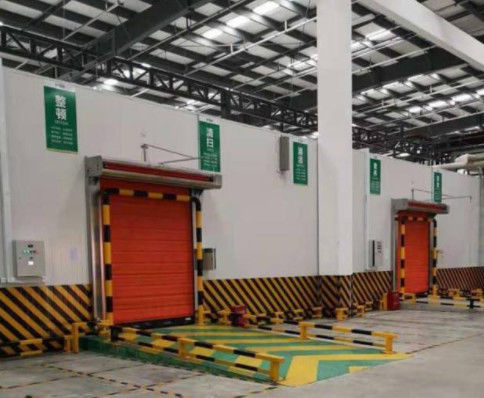 304 สแตนเลส ความเร็ว Roll Up Shutters โปรโมชั่น ประตูสต็อปไว อัตโนมัติ Induction ความเร็วสูง Pvc Warehouse