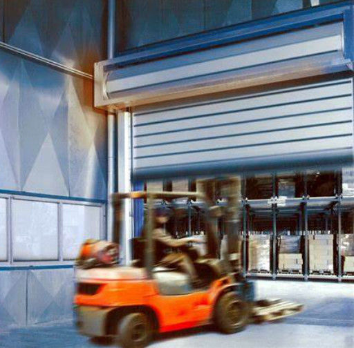 Fast Gate อลูมิเนียมโปร่งประตูสไพร่ความเร็วสูง 0.8m / s ความเร็วปิดและ 0.8m / s ความเร็วเปิด