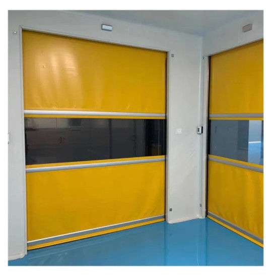 ผ้า กันหนาว ผ้าม่าน ความเร็วสูง PVC Roll Up รวดเร็ว Shutter ประตู 304 สแตนเลส วัสดุ ความปลอดภัย ทนต่ออากาศ