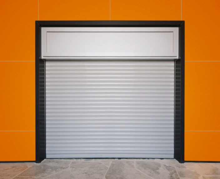 การติดตั้งง่าย ความเร็วสูง PVC Roll Up Rapid Shutter Door 304 สแตนเลส โดรนดีไซน์ซิป