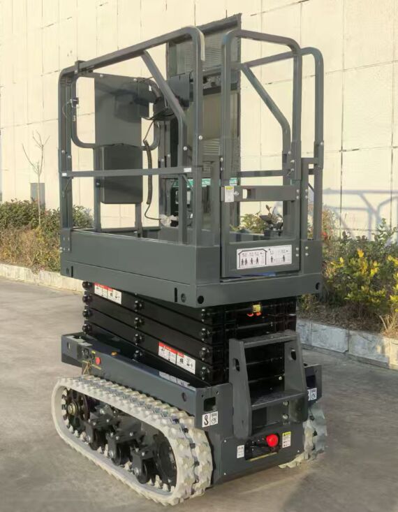 500 กิโลกรัม ไฟฟ้ากระดานยก 4m-18m โมบายเลฟเตอร์ ไฟฟ้า Scissor Lifts Platform การยก