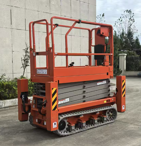 4M 6M 8M 10M 12M 14M โกดังไฟฟ้า Lifter 220V 380V ไฟฟ้า articulating Boom Lift อุณหภูมิในการทำงานลบ 10 องศาเซลเซียสถึง 40 องศาเซลเซียส